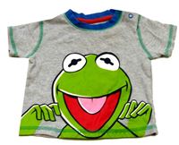 Šedo-barevné tričko se žabákem zn. George
