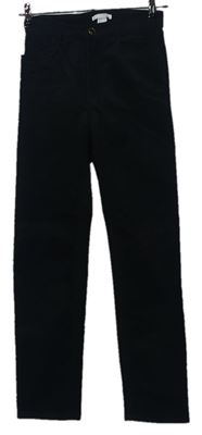 Dámské černé manšestrové kalhoty zn. H&M