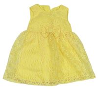 Žluté šaty s kytičkami zn. F&F