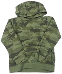 Khaki army mikina s kapucí zn. M&Co.