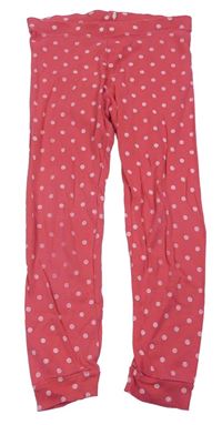 Růžové puntíkované pyžamové kalhoty zn. H&M