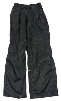 Černé funkční šusťákové kalhoty zn. Regatta