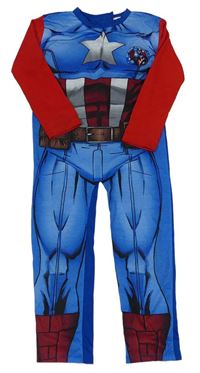 Modro-červený overal - Kapitán Amerika zn. Marvel