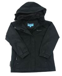 Černá šusťáková jarní funkční bunda s kapucí zn. MOUNTAIN WAREHOUSE