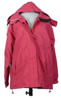 Dámská tmavorůžová šusťáková jarní outdoorová bunda s kapucí zn. Arctic Storm  