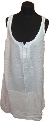 Dámská bílá vzorovaná noční košile 
