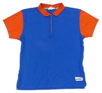 Modro-tmavooranžové polo tričko zn. Guides