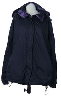 Dámská tmavomodrá šusťáková funkční jarní bunda s kapucí zn. Peter Storm