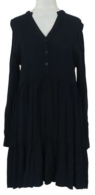 Dámské černé košilové šaty zn. Amisu 
