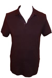 Pánské vínové tričko s límečkem zn. Asos 