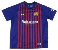 Tmavomodro-vínový fotbalový dres - FC Barcelona zn. Nike