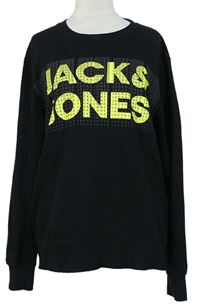 Pánská černá mikina s logem zn. Jack&Jones 