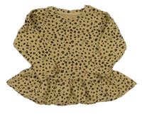 Béžové triko s leopardím vzorem zn. Matalan