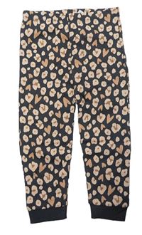 Šedo-béžové pyžamové kalhoty s leopardím vzorem zn. George
