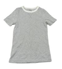 Šedo-bílé pruhované spodní tričko zn. F&F