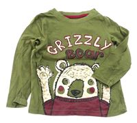 Khaki triko s grizzlym zn. PEP&CO