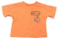 Oranžové tričko se smajlíkem zn. George