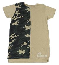 Béžovo-army tričko zn. Primark