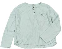 Bílo/světlemodré pruhované triko zn. Zara 