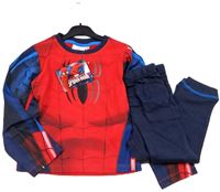 Nové - Červeno-tmavomodré pyžamo se Spider-manem zn. Marvel 