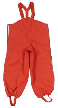 Červené šusťákové laclové kalhoty zn. TCM 