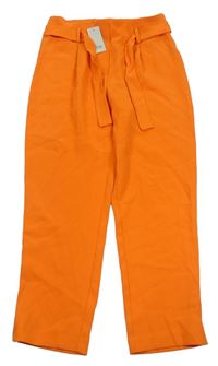 Oranžové culottes kalhoty zn. River Island 