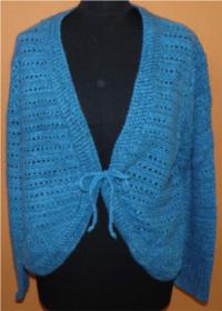 Dámský modrý svetr 
