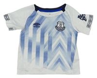 Bílo-modré fotbalové funkční tričko - Everton zn. Umbro