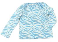 Modro-bílé vzorované triko zn. M&Co