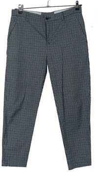 Pánské tmavomodro-zelené kostičkované kalhoty zn. Zara vel. 31