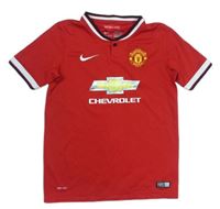 Červený fotbalový funkční dres - Manchester United zn. Nike