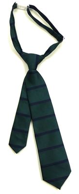 Zeleno-modrá pruhovaná kravata 