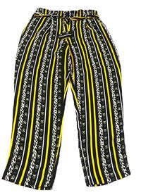 Černo-žluté pruhované letní kalhoty zn. River Island 
