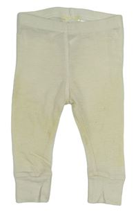 Smetanové spodní kalhoty zn. H&M