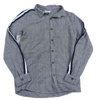 Tmavomodrá vzorovaná košile s pruhy zn. M&Co