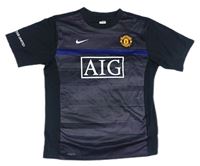 Černý fotbalový dres - Manchester United zn. Nike