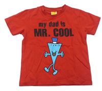 Červené tričko Mr. Cool zn. Next