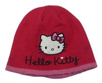 Fuchsiová čepice Hello Kitty zn. Sanrio
