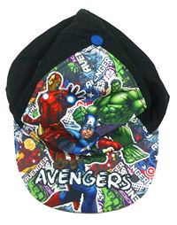 Černo-barevná kšiltovka s Avengers 