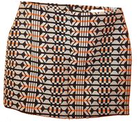Dámská černo-bílo-oranžová pouzdrová sukně zn. H&M