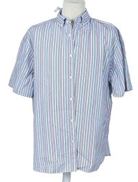Pánská modro-barevná proužkovaná košile zn. M&S