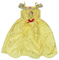 Kostým - Žluté saténové šaty - Belle zn. Disney