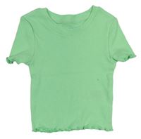 Zelené žebrované tričko zn. Primark