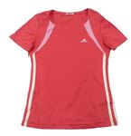 Ružové športové funkčné tričko s logom Adidas