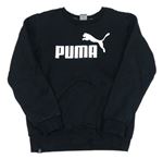 Čierna mikina s logom Puma