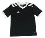 Čierne športové funkčné tričko Adidas