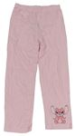 Ružové pyžamové nohavice s Angel - Stitch Primark