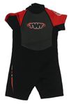 Černo-tmavošedo-červený neopren s logom TWF