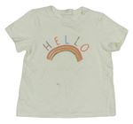 Lacné dievčenské tričká s krátkym rukávom veľkosť 86, H&M