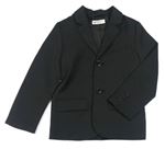 Čierne pruhované slávnostné sako H&M